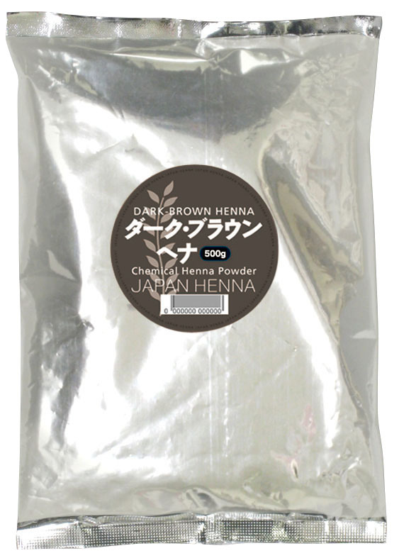 ジャパンヘナ　ダークブラウン500ｇ