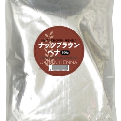 ジャパンヘナ　ナッツブラウン500g